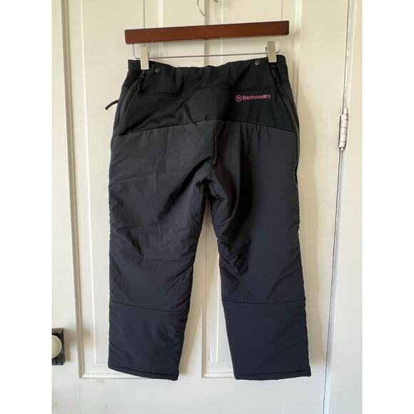Backcountry Wolverine Cirque 3/4 Insulated Pants Womens small blk full side zip - Picture 2 of 5